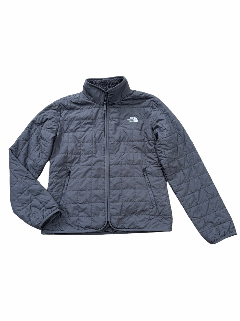 The North Face Women's Size Small Gray Junction Insulated Zip Jacket